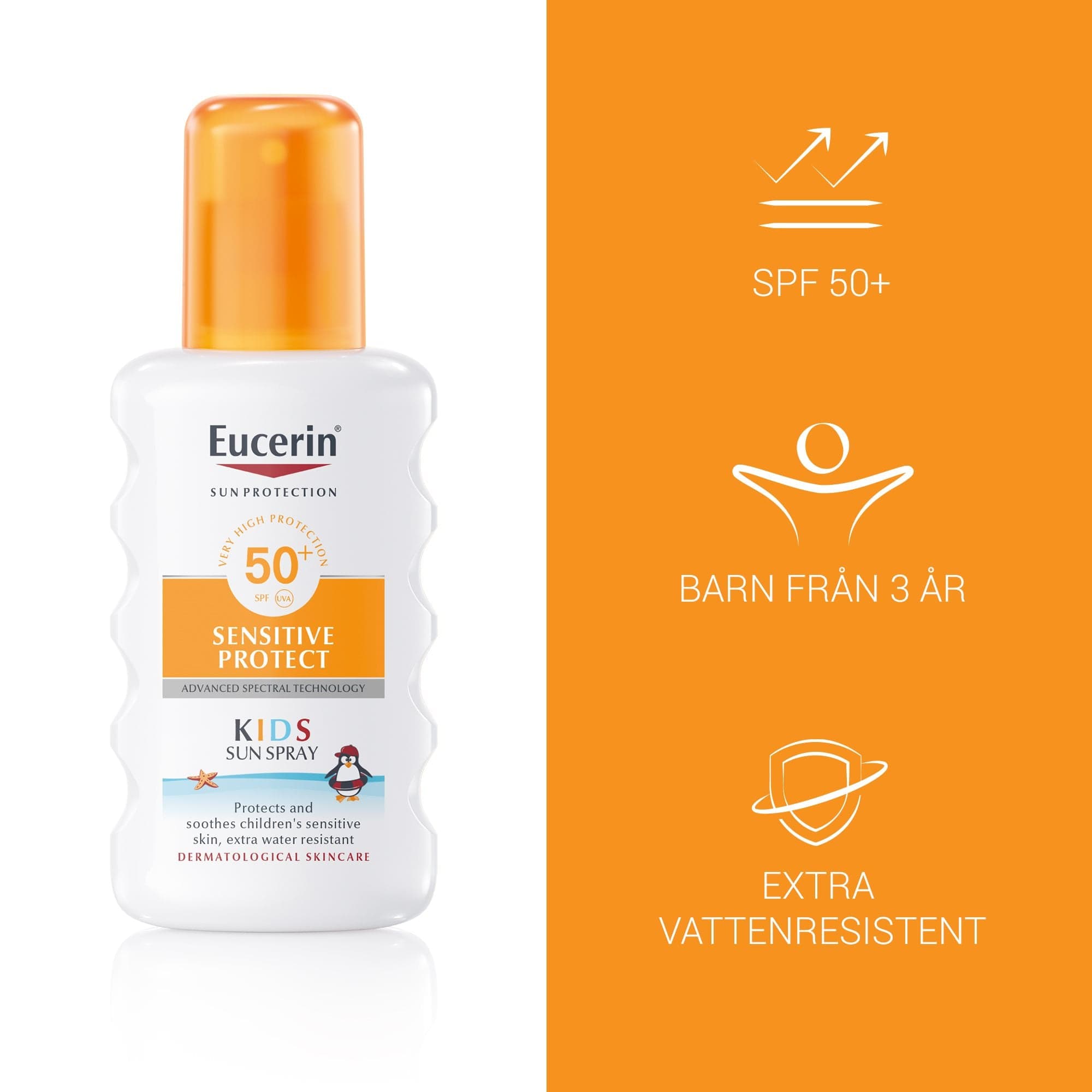 Eucerin Kids Sun Spray SPF50+ 200 ml - produktbild 4
