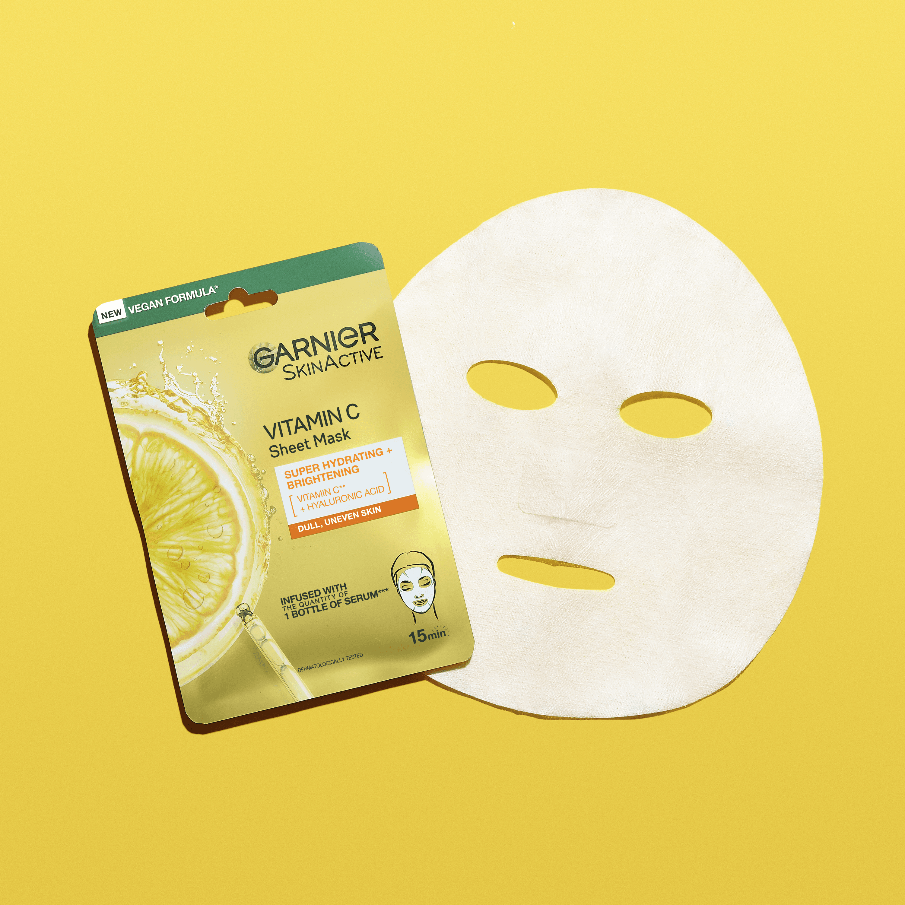 Garnier Skin Active Vitamin C Sheet Mask Super Hydrating + Brightening 28 g 2