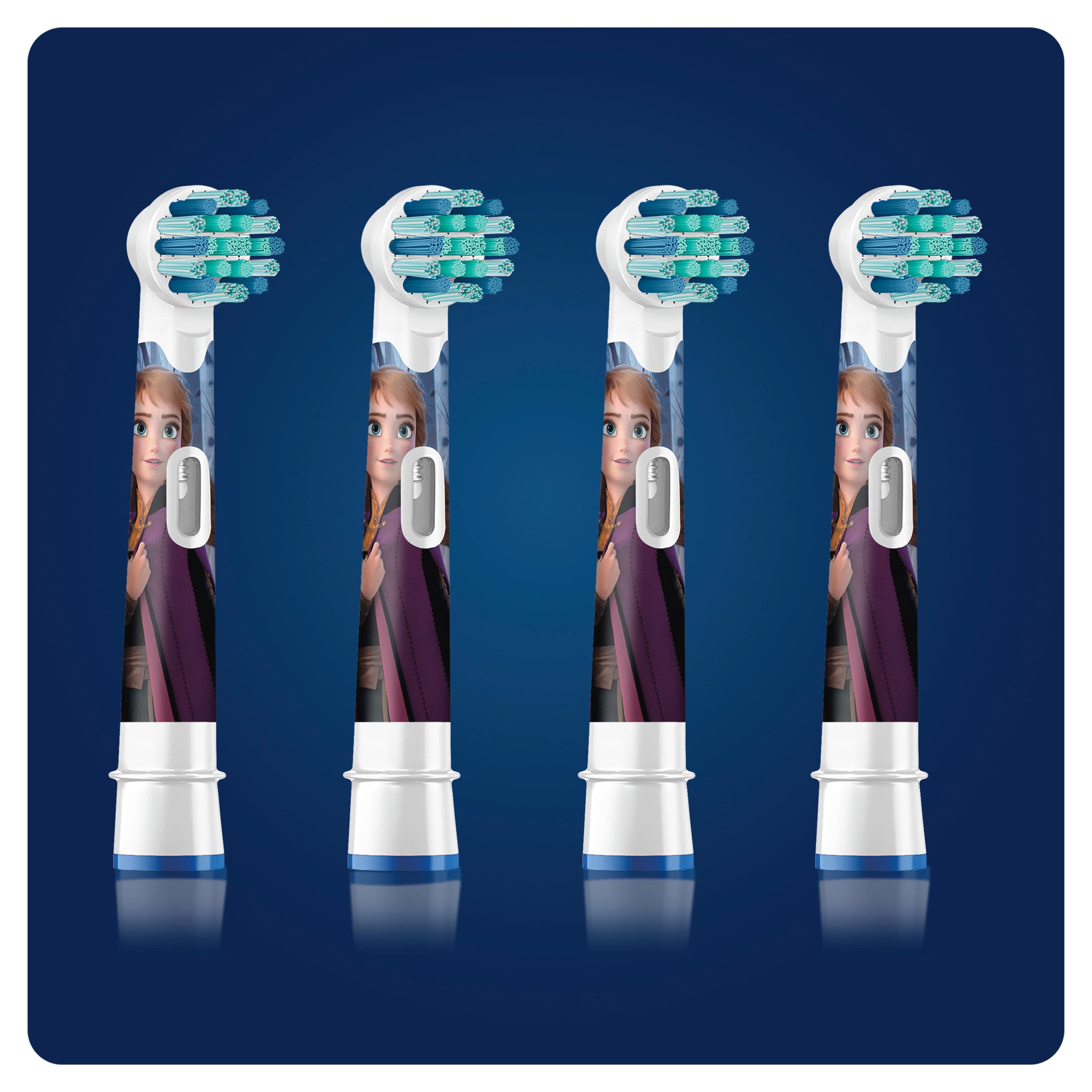 Oral-B Kids Frozen II Extra Soft Tandborsthuvud 3+ år 4 st - produktbild 2