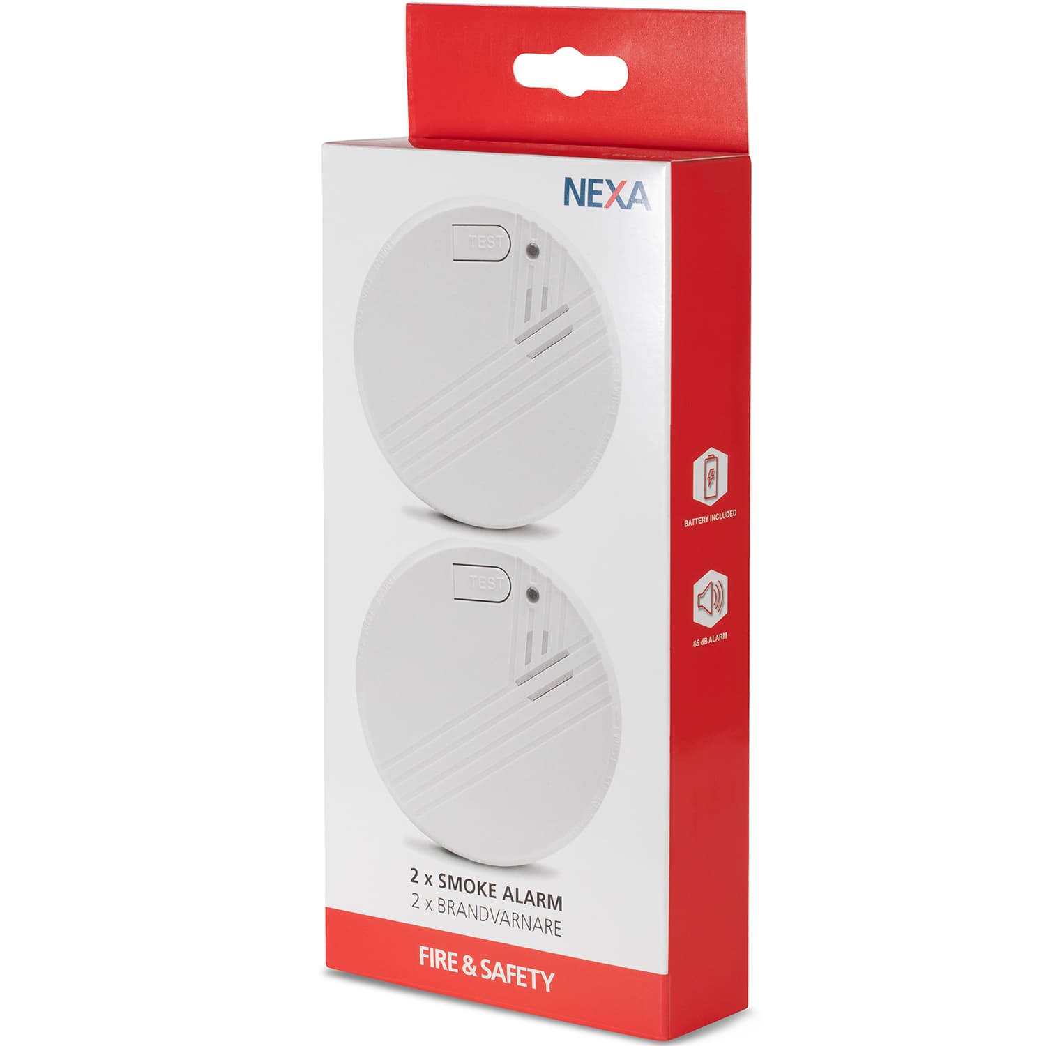 Nexa KD-134A Brandvarnare std 2-pack 2