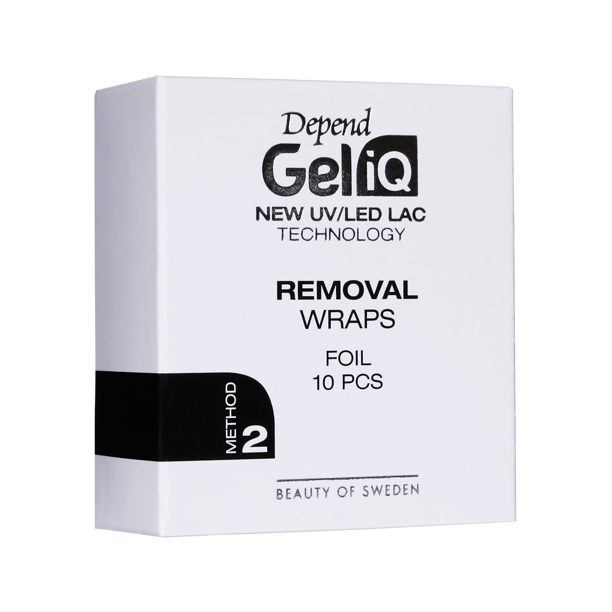 Depend Gel iQ Rem Wraps Foil 10 st 2