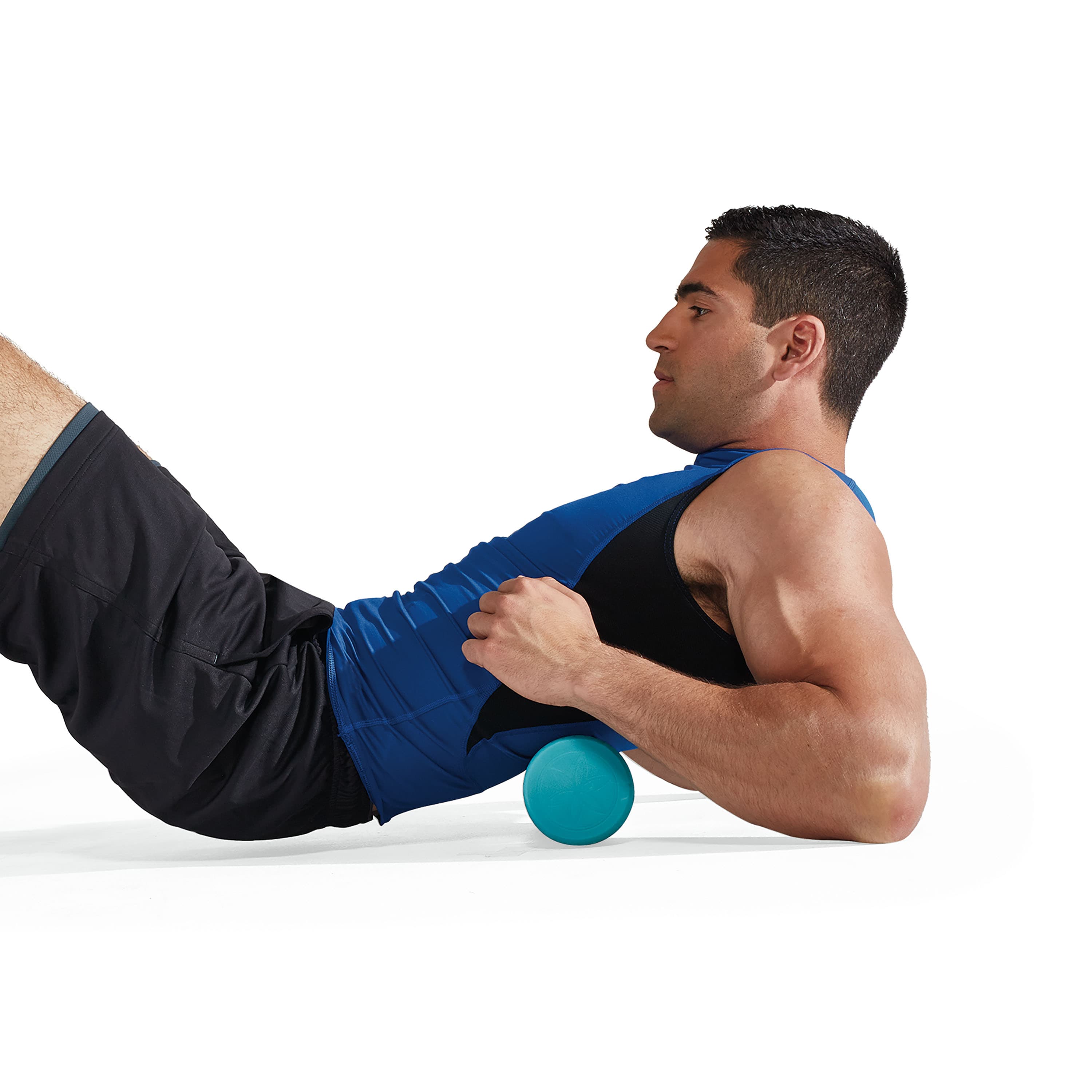 Gaiam Restore Compact Foam Roller Blue 4