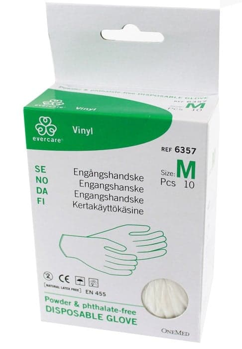 Plasthandske Vinyl Medium 5 Par