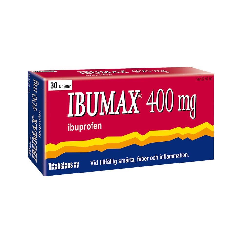 Ibumax Filmdragerad Tablett 400 mg 30 st