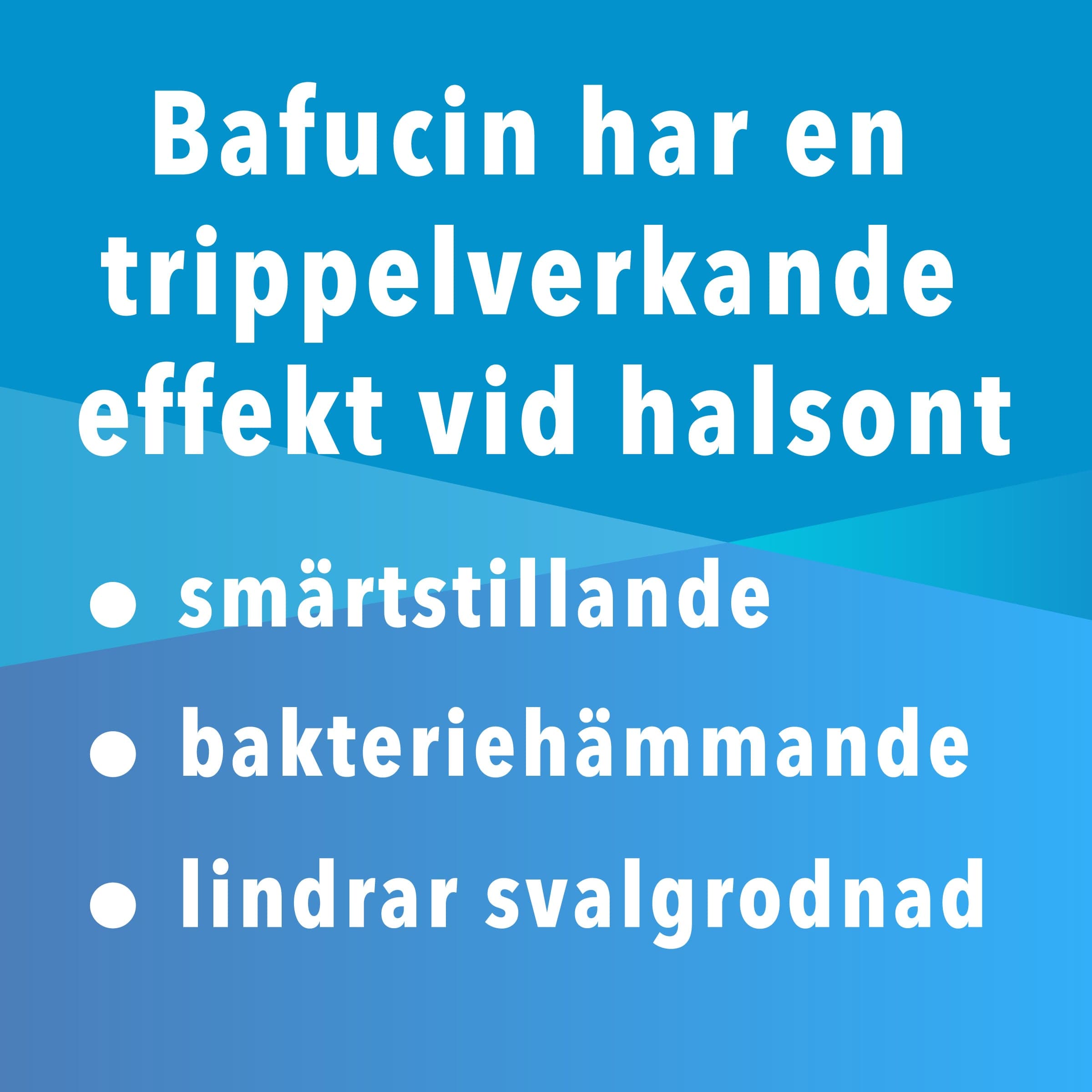 Bafucin Mint, Sugtablett 25 st 2