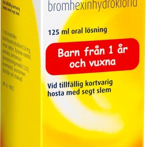 Bisolvon, oral lösning 0,8 mg/ml 125 ml