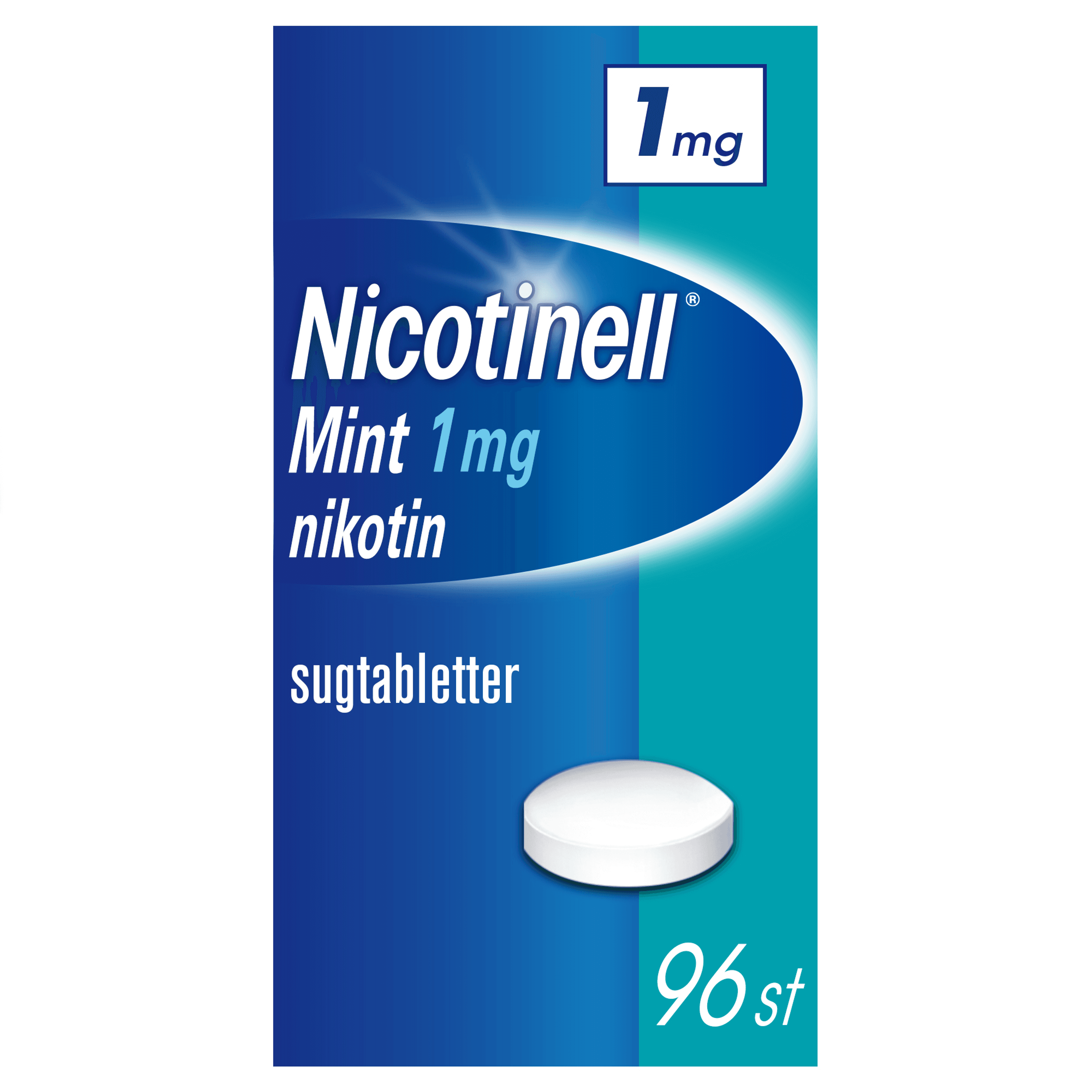 Nicotinell Mint komprimerad sugtablett 1 mg 96 st