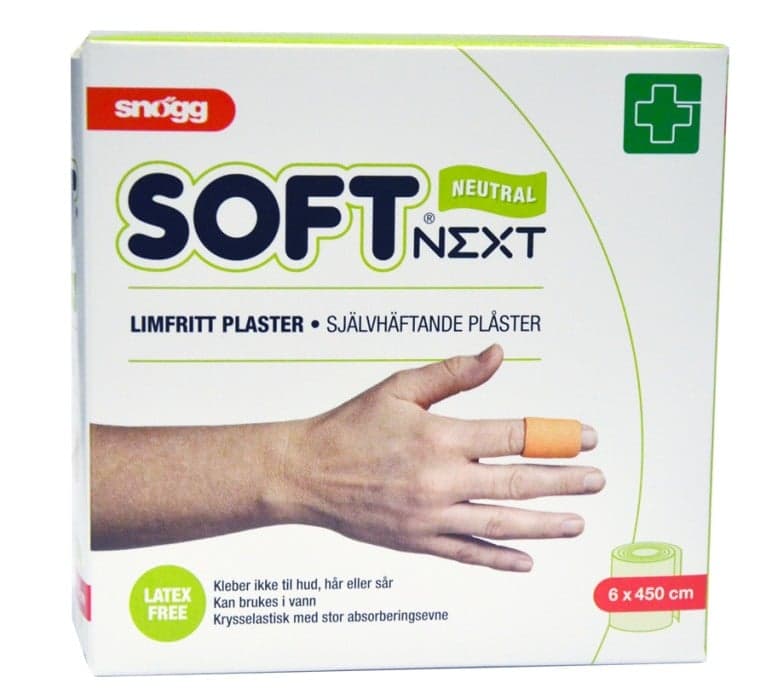 Snögg Soft1 Fingerförband 6 cm x 4,5 m