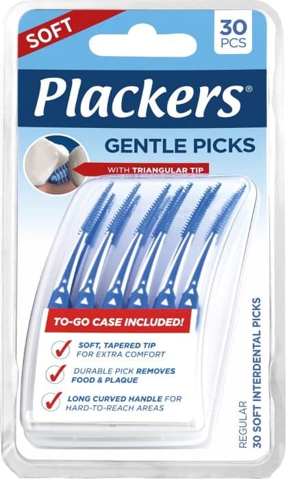 Plackers Gentle Picks Tandstickor 30 st
