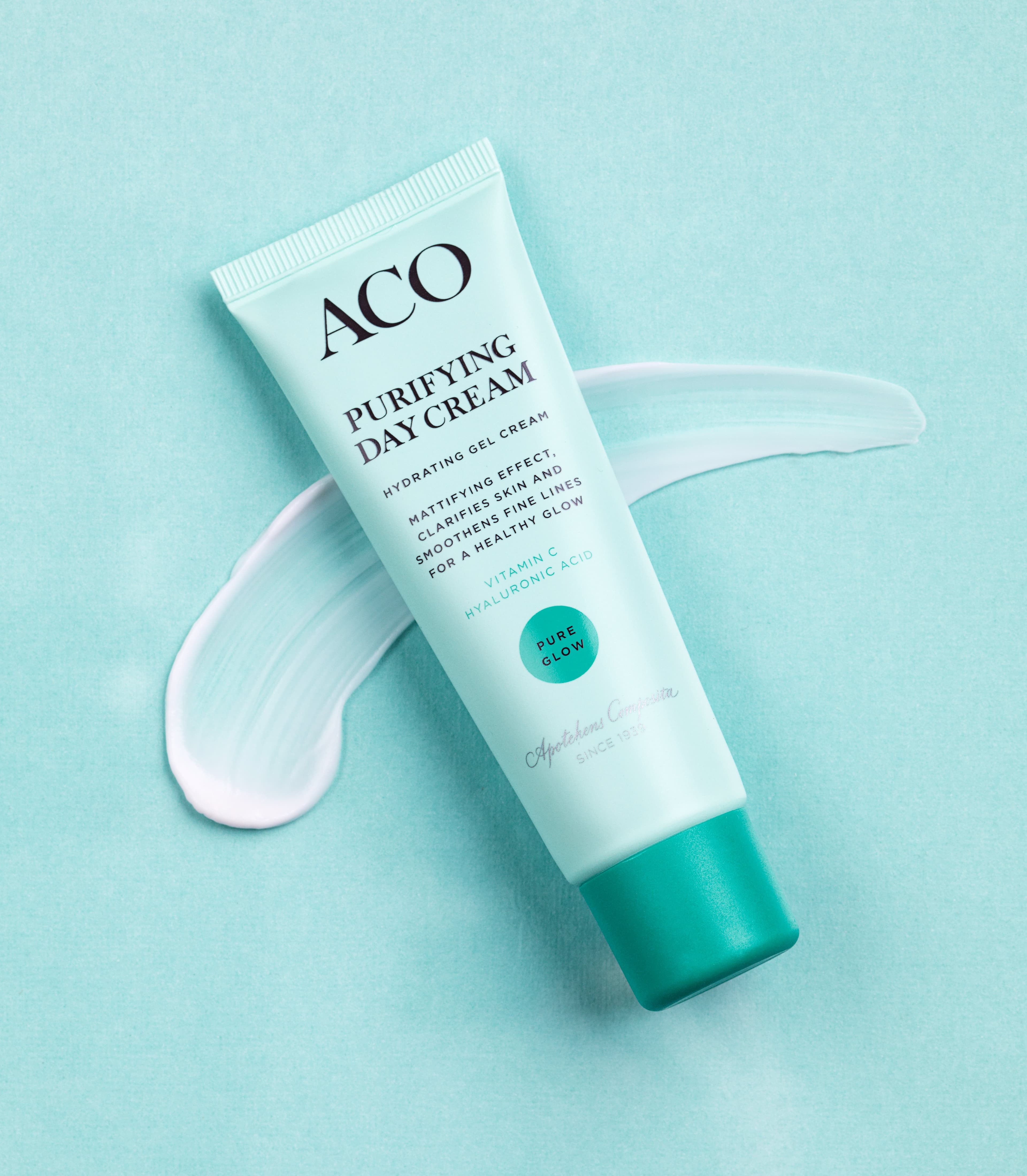 ACO Face Pure Glow Purifying Day Cream Parfymerad Dagkräm 50 ml - produktbild 2