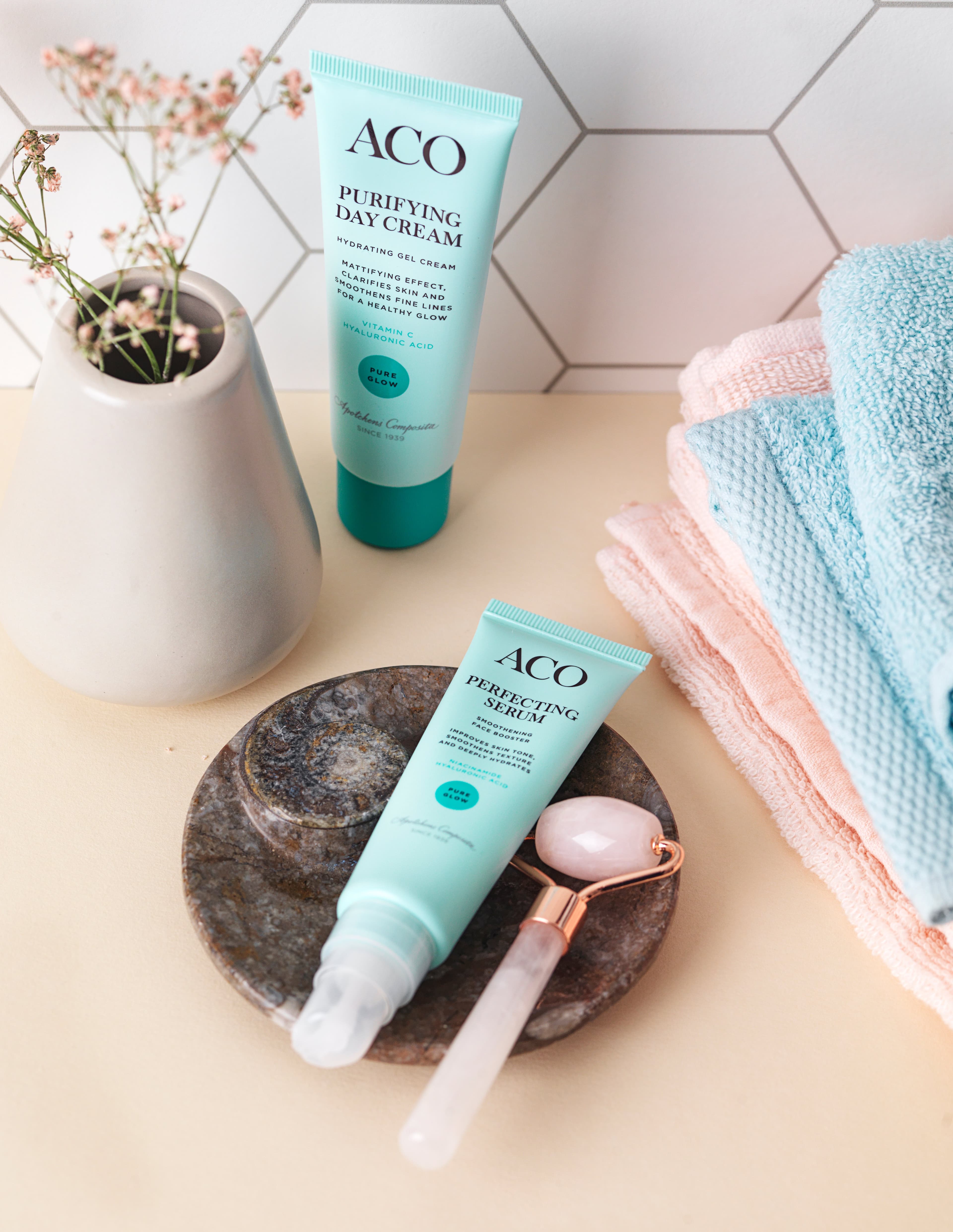 ACO Face Pure Glow Purifying Day Cream Parfymerad Dagkräm 50 ml - produktbild 5
