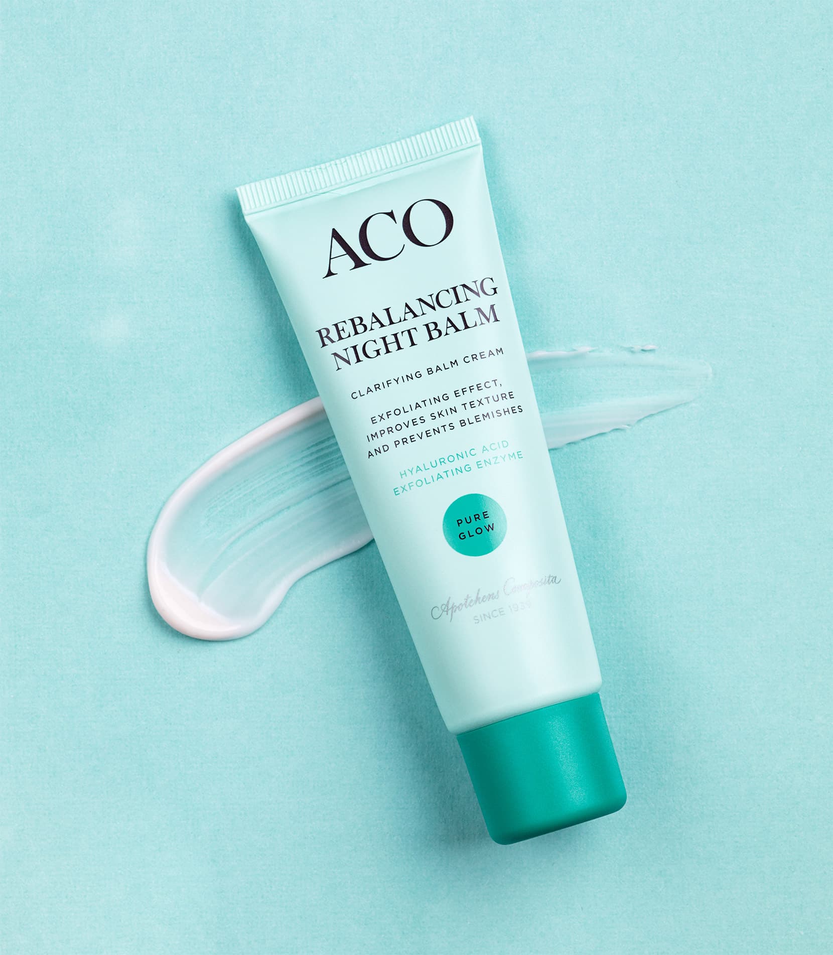 ACO Face Pure Glow Rebalancing Night Balm Parfymerad Nattkräm 50 ml 2