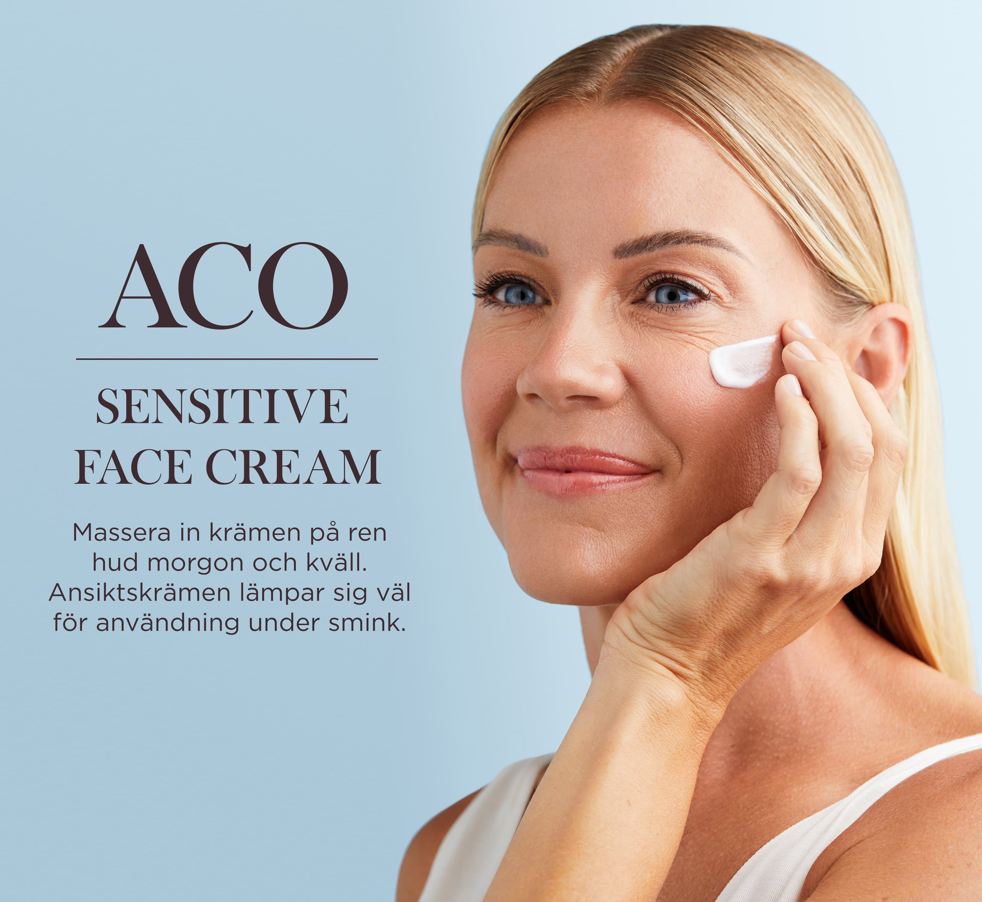 ACO Sensitive Balance Face Cream Parfymfri Ansiktskräm 50 ml - produktbild 4