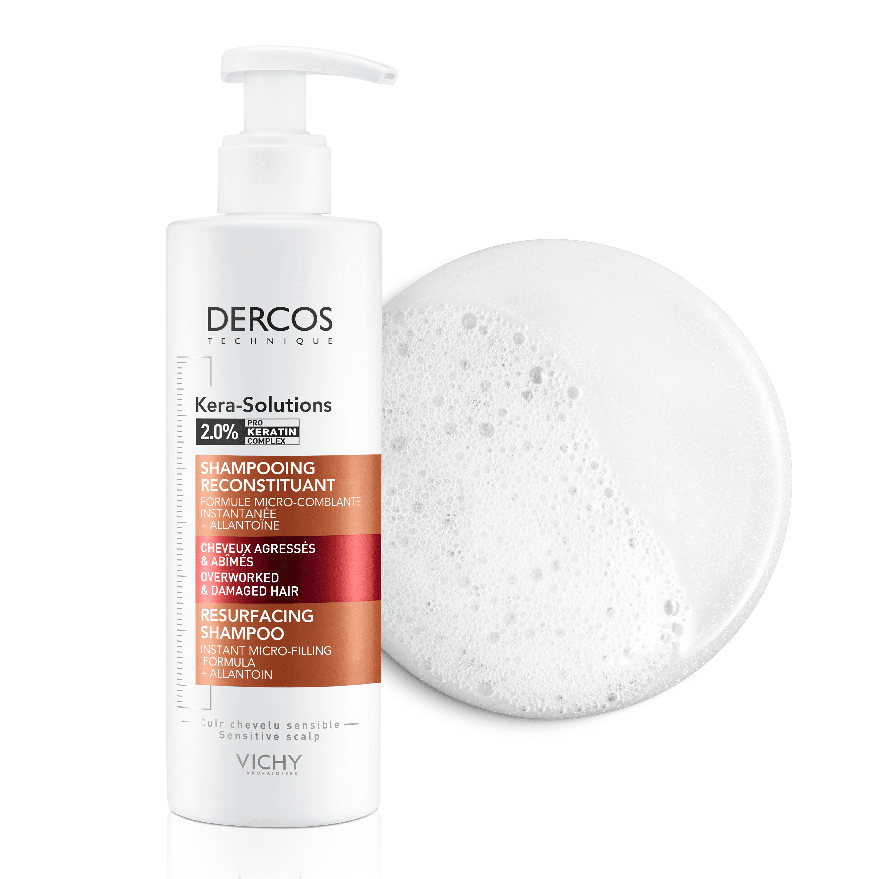 Vichy Dercos Kera-Solutions Schampo 250 ml - produktbild 2