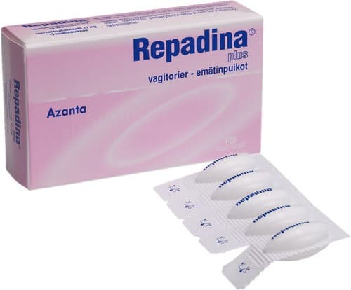 Repadina Plus Vagitorier 10 st