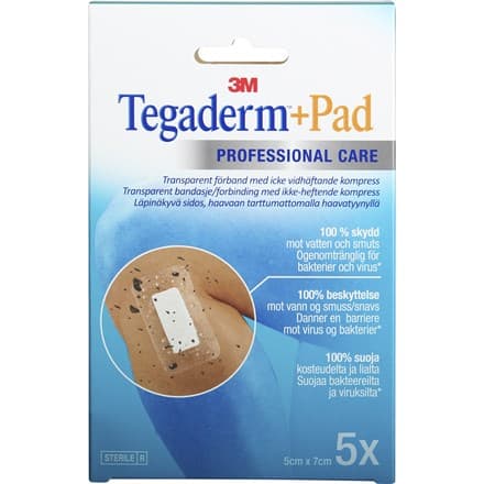 Tegaderm + Pad 5 x 7 cm 5 st