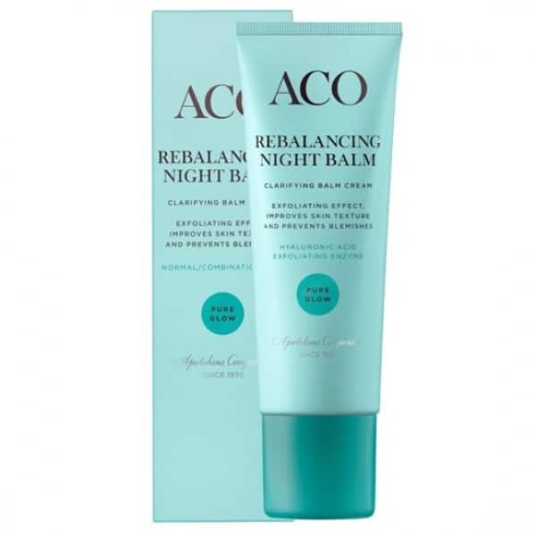 ACO Face Pure Glow Rebalancing Night Balm Parfymerad Nattkräm 50 ml