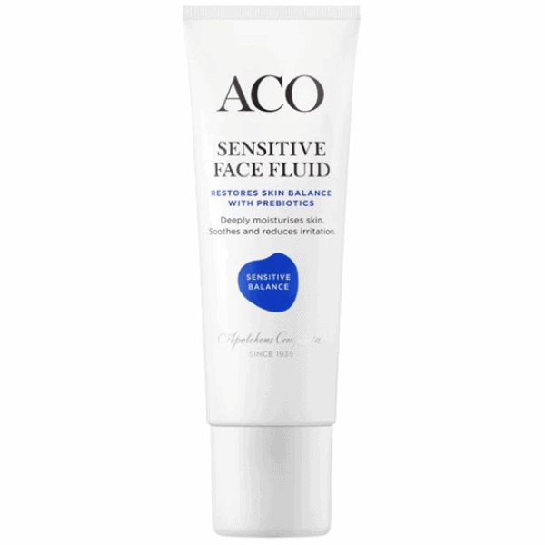 ACO Sensitive Balance Face Fluid Parfymfri Ansiktskräm 50 ml