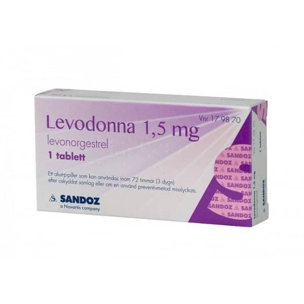 Levodonna tablett 1,5 mg 1 st akut-p-piller