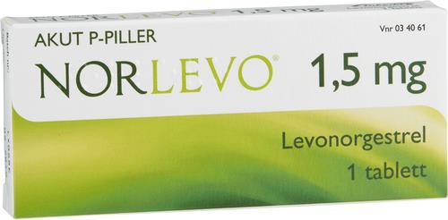 NorLevo tablett 1,5 mg 1 st- Akut p-piller