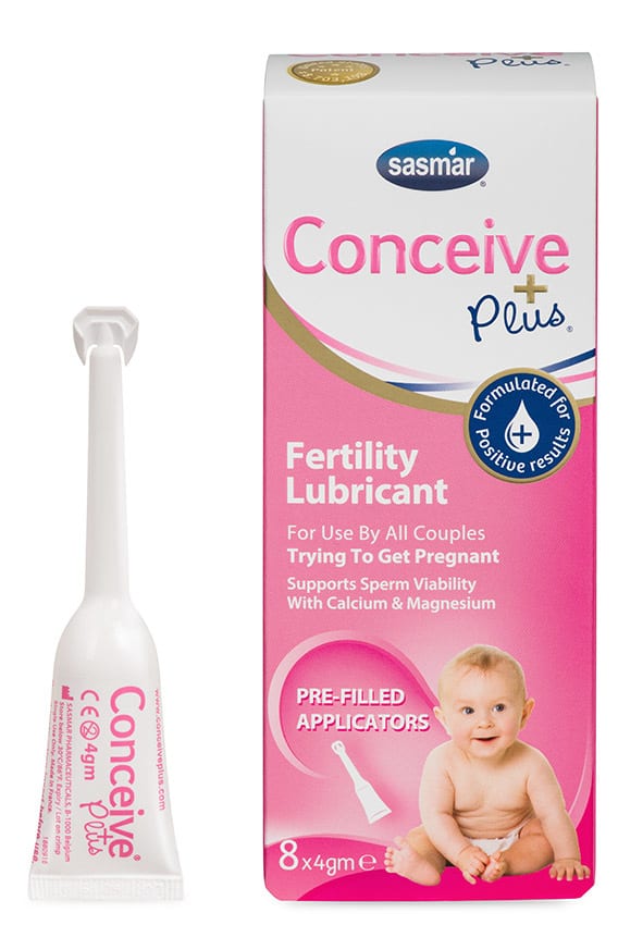 Sasmar conceive plus 8st x 4 gram- Fertilitetsglidmedel