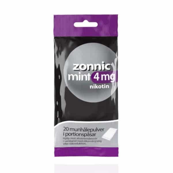 Zonnic Mint munhålepulver portionspåse 4 mg 20 st