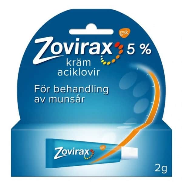 Zovirax, kräm 5 % 2 gr tub