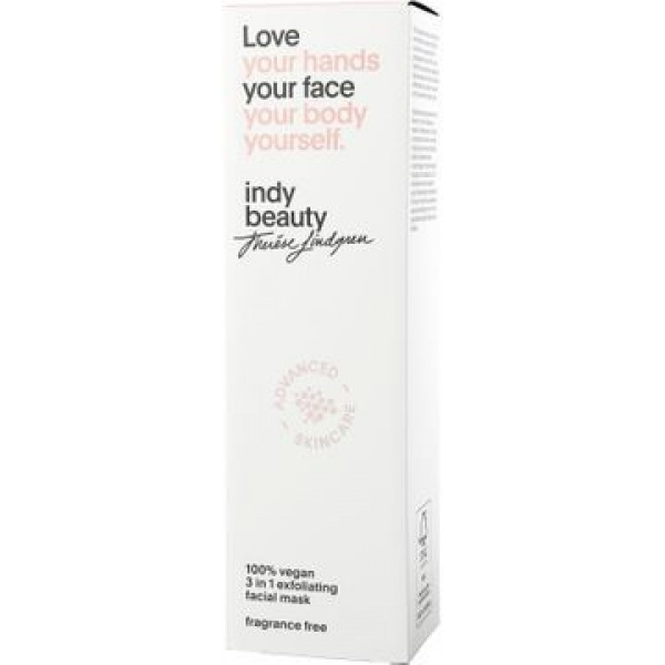 Indy beauty 3 in 1 exfoliating facial mask 75ml