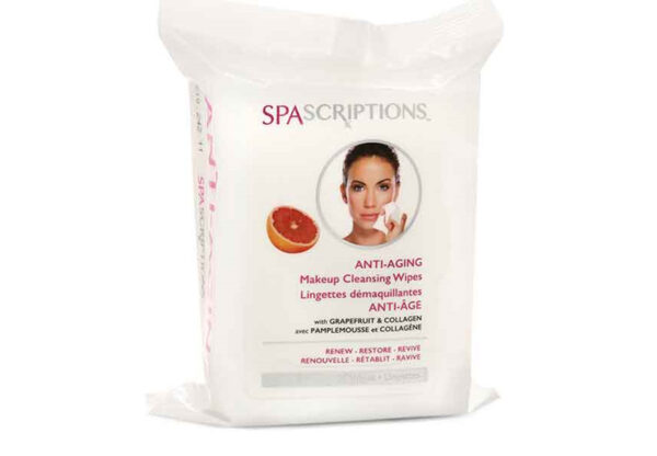 SPASCRIPTIONS Anti-Aging Makeup Cleansing Wipes