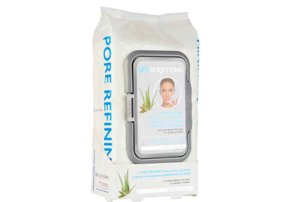 SPASCRIPTIONS Pore Refining Makeup Cleansing Wipes