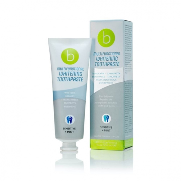 Beconfident Multifunktionell Tandblekningstandkräm Sensitive+Mint 75 ml