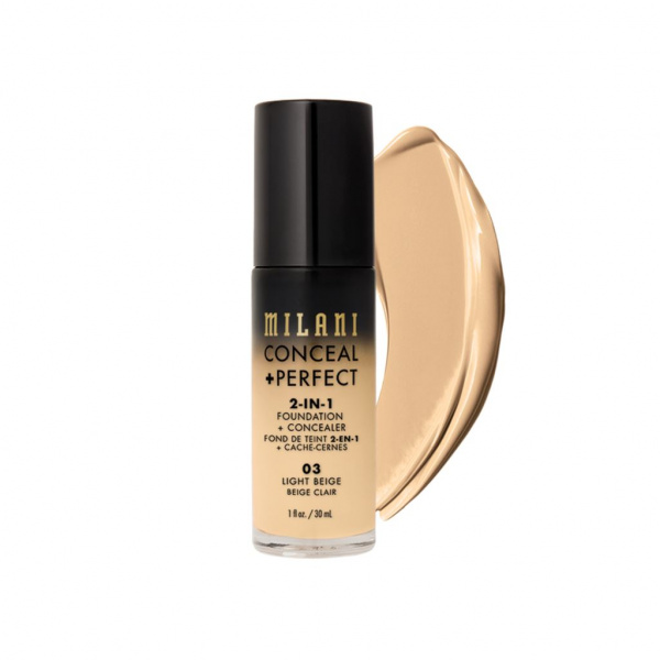 Milani Conceal + Perfect 2-in-1 Foundation + Concealer Light Beige 30 ml