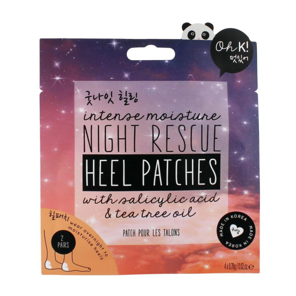 Oh K! Night Rescue Heel Patches 4 x 2,8 ml