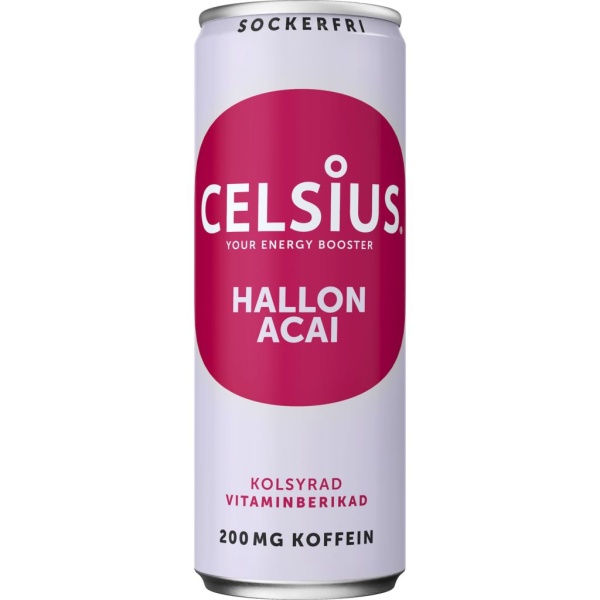 Celsius Hallon & acai 355 ml