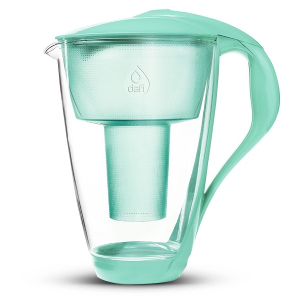 Dafi Vattenreningskanna Glas Mintgrön 2 Liter 1 st