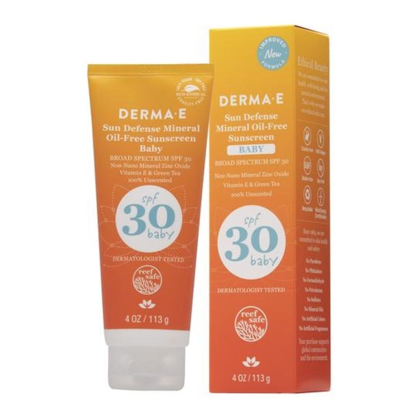 Derma E Sun Defence Mineral Sunscreen SPF30 Baby 113 g