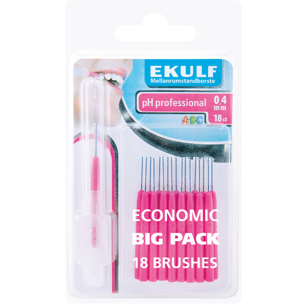 EKULF pH Professional Mellanrumsborste 0,4mm 18st