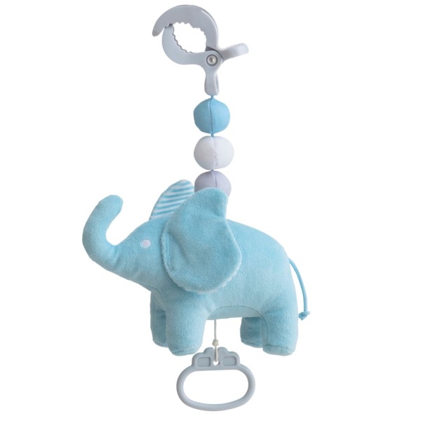 Elefant Dragspelskompis Blå 1 st
