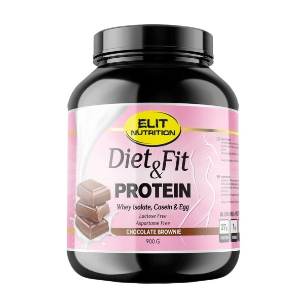 Elit Nutrition Diet & Fit Protein Chocolate Brownie 900 g