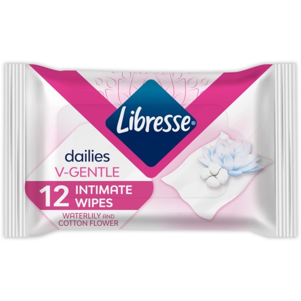 Libresse Dailies V-Gentle Intimate Wipes 12 st