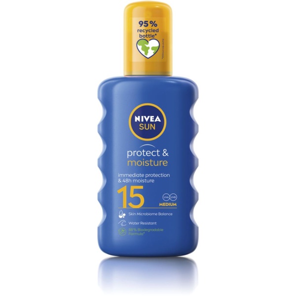 NIVEA Sun Protect & Moisture SPF15 Sun Spray 200 ml