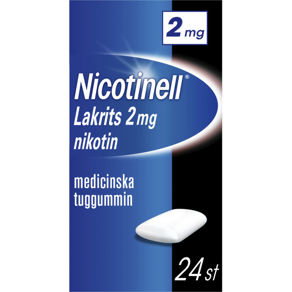 Nicotinell Lakrits Medicinskt tuggummi