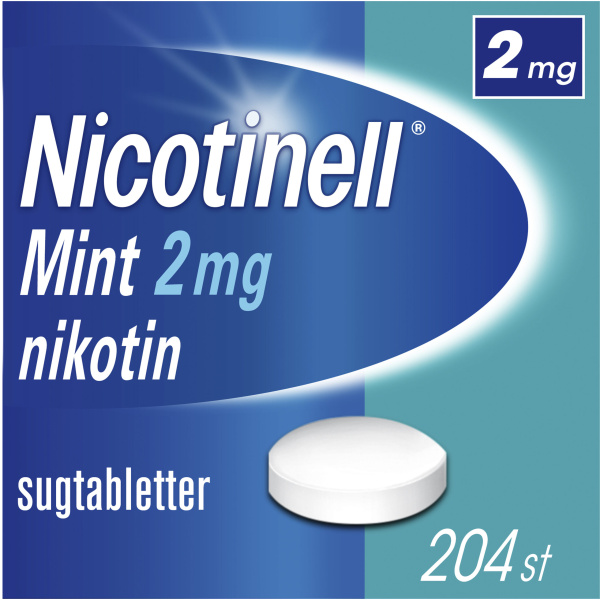 Nicotinell Mint Komprimerad sugtablett 2mg Blister, 204tabletter