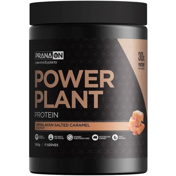 PranaOn Power Plant Protein Himalayan Salted Caramel 500g