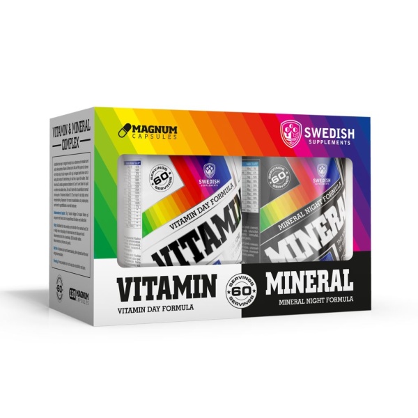 Swedish Supplements Vitamin & Mineral Complex 60 dagar