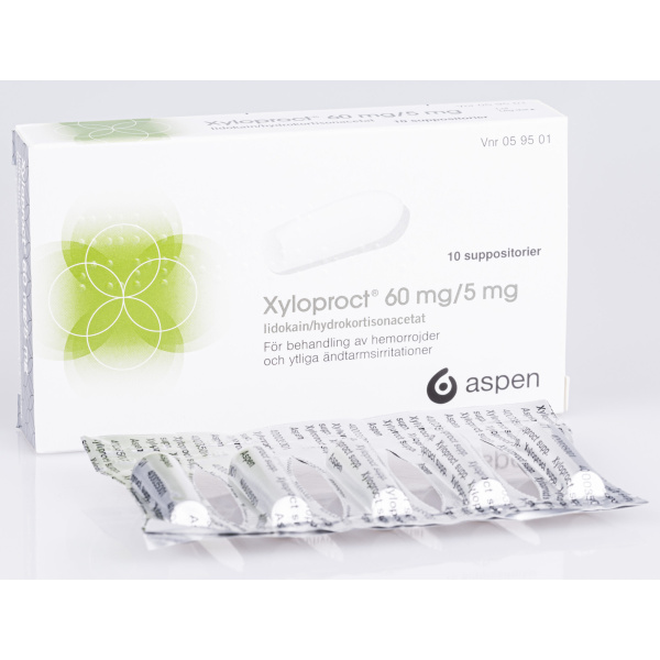Xyloproct® Suppositorium Strip, 10suppositorier