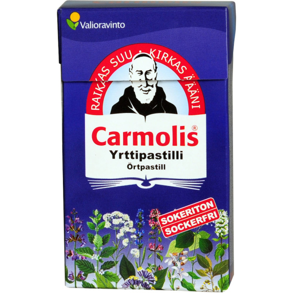 Carmolis Örtpastill Sockerfri 45 g