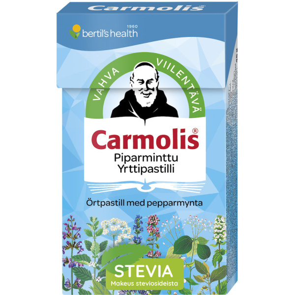 Carmolis Örtpastill med Pepparmynta 45 g