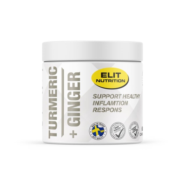 Elit Nutrition Turmeric + Ginger 60 kapslar