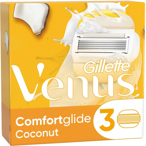 Gillette Venus & Olay Comfort Glide Coconut 3 st